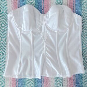 Pretty white corset